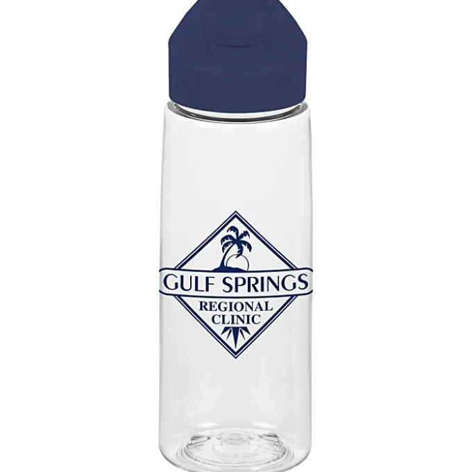 Clear Impact Flair Bottle with Flip Carry Lid - 26 oz