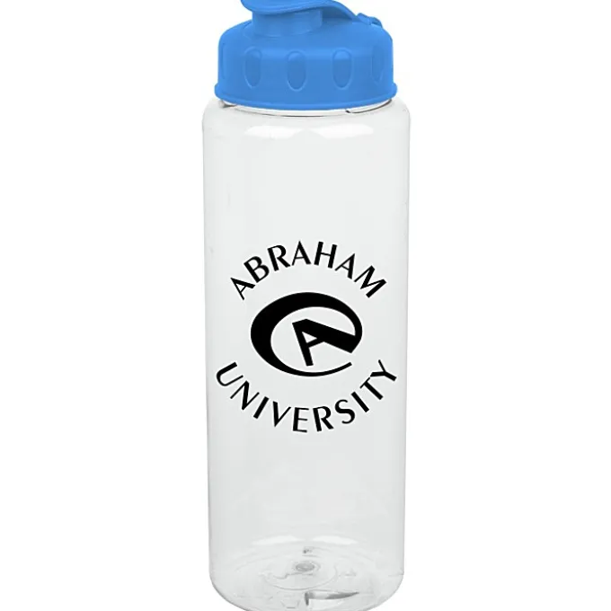Clear Impact Guzzler Sport Bottle with Flip Lid - 32 oz