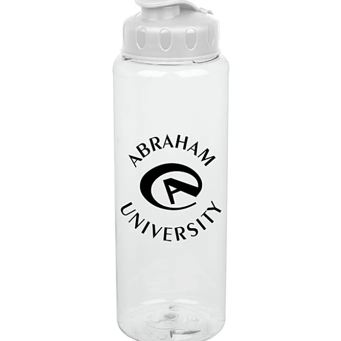 Clear Impact Guzzler Sport Bottle with Flip Lid - 32 oz