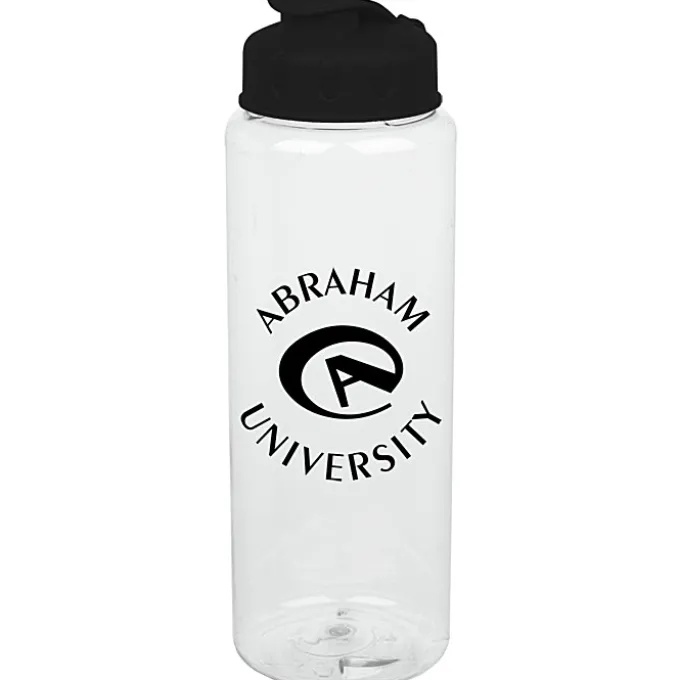 Clear Impact Guzzler Sport Bottle with Flip Lid - 32 oz