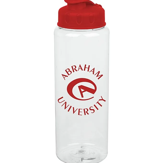 Clear Impact Guzzler Sport Bottle with Flip Lid - 32 oz