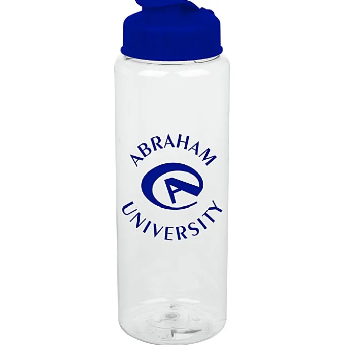Clear Impact Guzzler Sport Bottle with Flip Lid - 32 oz