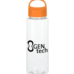 Clear Impact Guzzler Sport Bottle with Oval Crest Lid - 32 oz