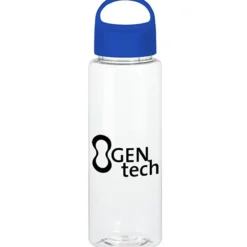 Clear Impact Guzzler Sport Bottle with Oval Crest Lid - 32 oz