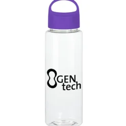 Clear Impact Guzzler Sport Bottle with Oval Crest Lid - 32 oz