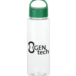 Clear Impact Guzzler Sport Bottle with Oval Crest Lid - 32 oz