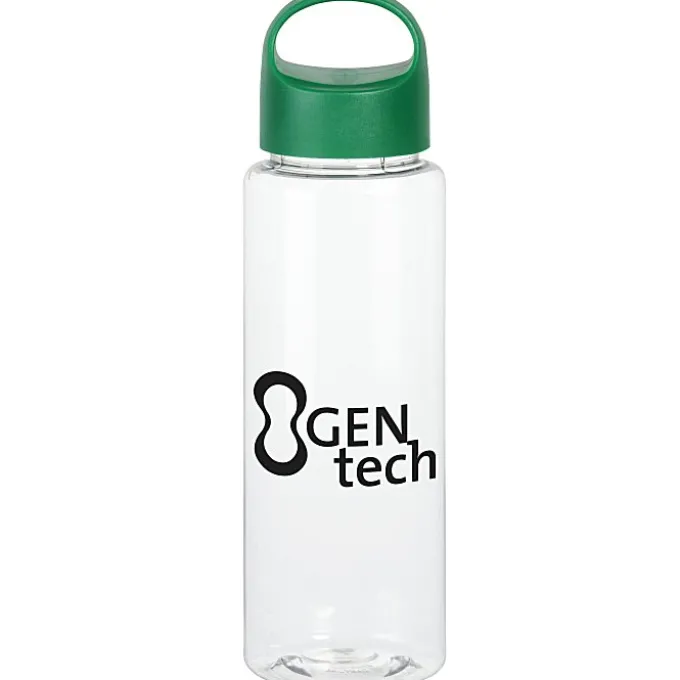 Clear Impact Guzzler Sport Bottle with Oval Crest Lid - 32 oz