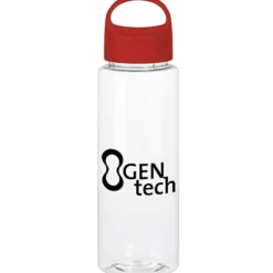 Clear Impact Guzzler Sport Bottle with Oval Crest Lid - 32 oz