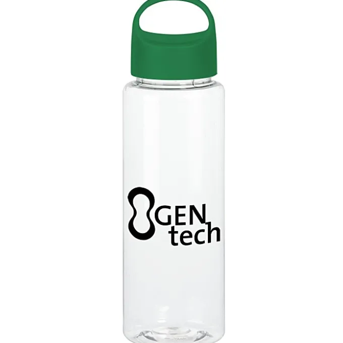 Clear Impact Guzzler Sport Bottle with Oval Crest Lid - 32 oz