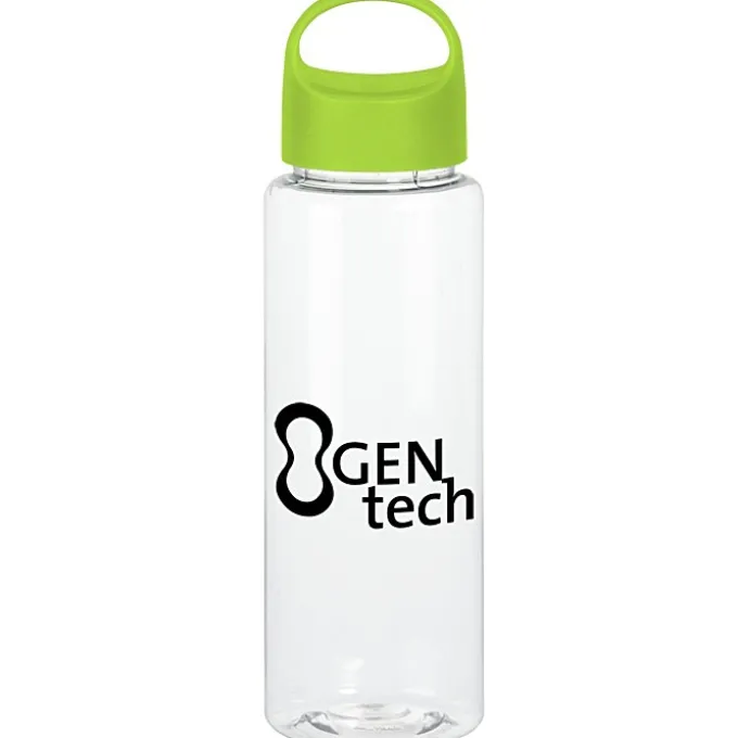 Clear Impact Guzzler Sport Bottle with Oval Crest Lid - 32 oz