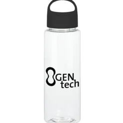 Clear Impact Guzzler Sport Bottle with Oval Crest Lid - 32 oz