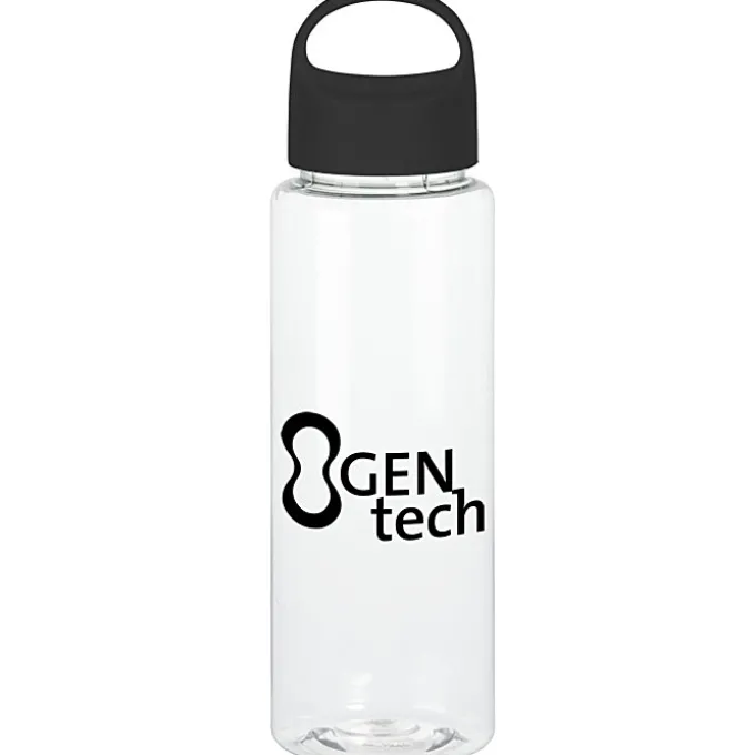 Clear Impact Guzzler Sport Bottle with Oval Crest Lid - 32 oz