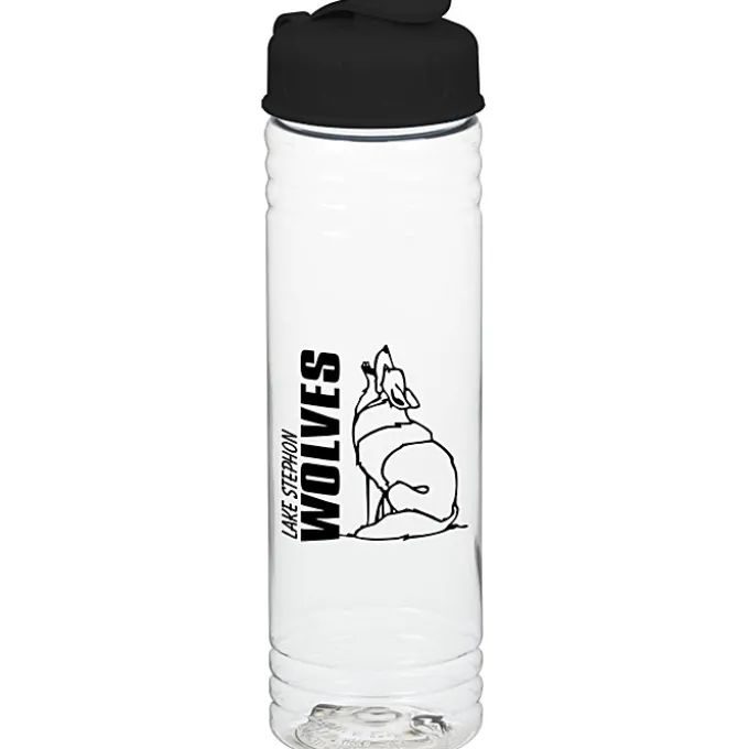 Clear Impact Halcyon Water Bottle with Flip Lid - 24 oz