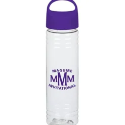 Clear Impact Halcyon Water Bottle with Oval Crest Lid - 24 oz