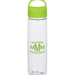 Clear Impact Halcyon Water Bottle with Oval Crest Lid - 24 oz