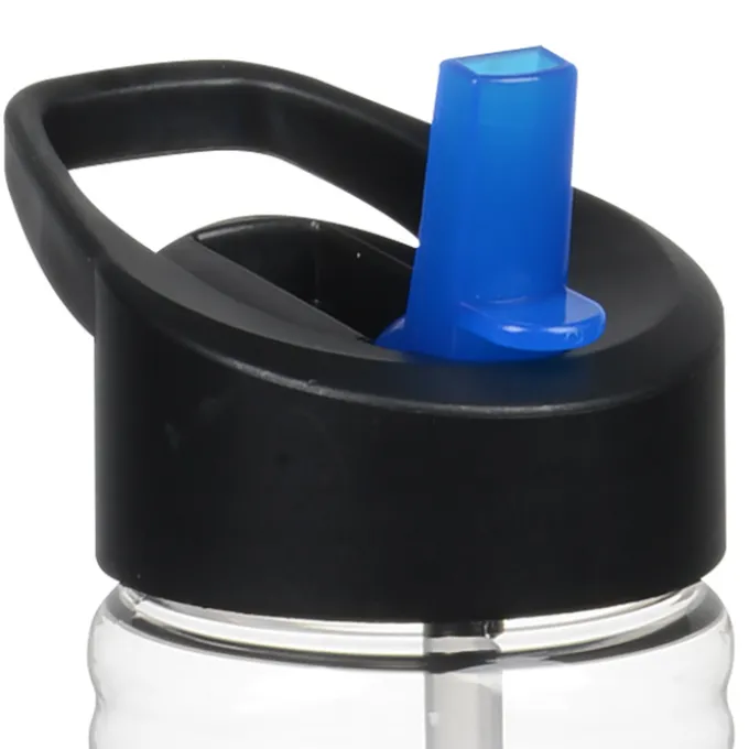 Clear Impact Halcyon Water Bottle with Two-Tone Flip Straw Lid - 24 oz - Full Color