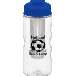 Clear Impact Infuser Mini Mountain Bottle with Flip Lid - 22 oz