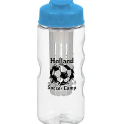Clear Impact Infuser Mini Mountain Bottle with Flip Lid - 22 oz