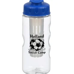 Clear Impact Infuser Mini Mountain Bottle with Flip Lid - 22 oz