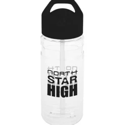 Clear Impact Line Up Bottle with Flip Straw Lid - 20 oz