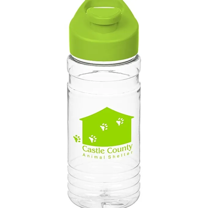 Clear Impact Line Up Bottle with Flip Carry Lid - 20 oz