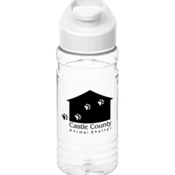 Clear Impact Line Up Bottle with Flip Carry Lid - 20 oz