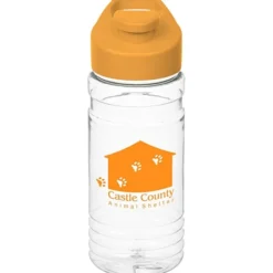 Clear Impact Line Up Bottle with Flip Carry Lid - 20 oz