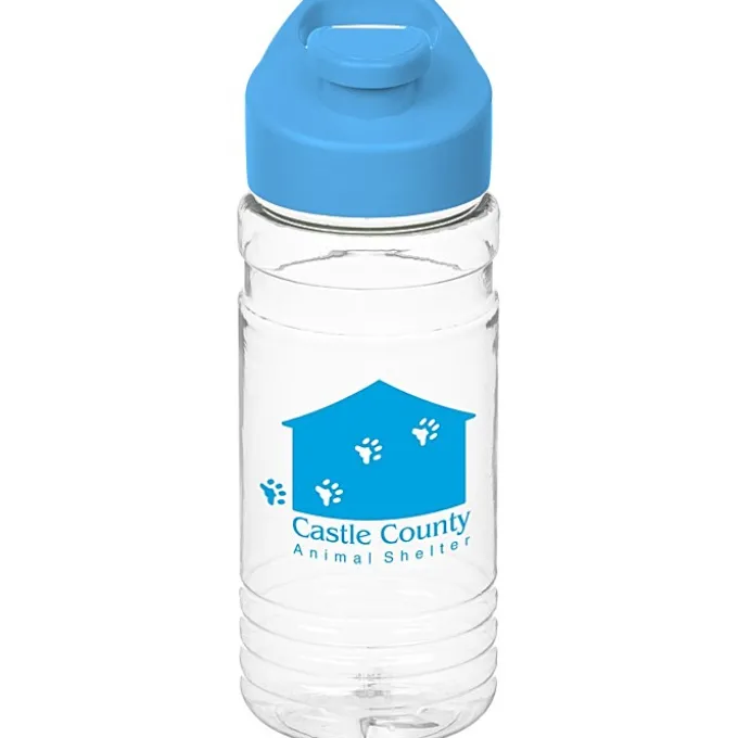 Clear Impact Line Up Bottle with Flip Carry Lid - 20 oz