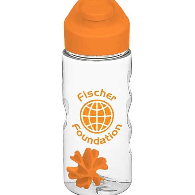 Clear Impact Mini Mountain Bottle with Flip Carry Lid - 22 oz - Shaker
