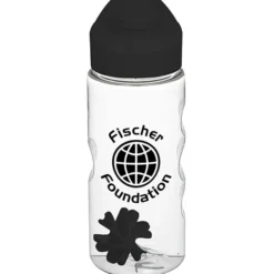 Clear Impact Mini Mountain Bottle with Flip Carry Lid - 22 oz - Shaker
