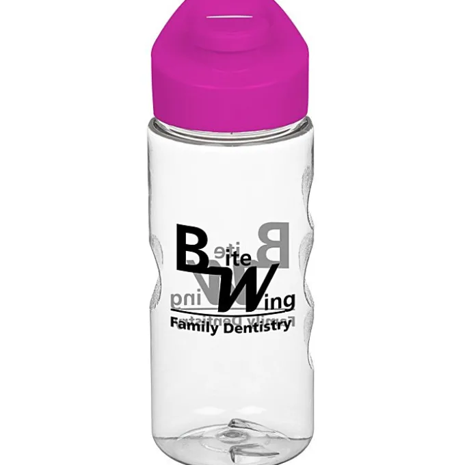 Clear Impact Mini Mountain Bottle with Flip Carry Lid - 22 oz