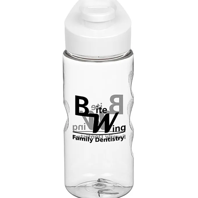 Clear Impact Mini Mountain Bottle with Flip Carry Lid - 22 oz