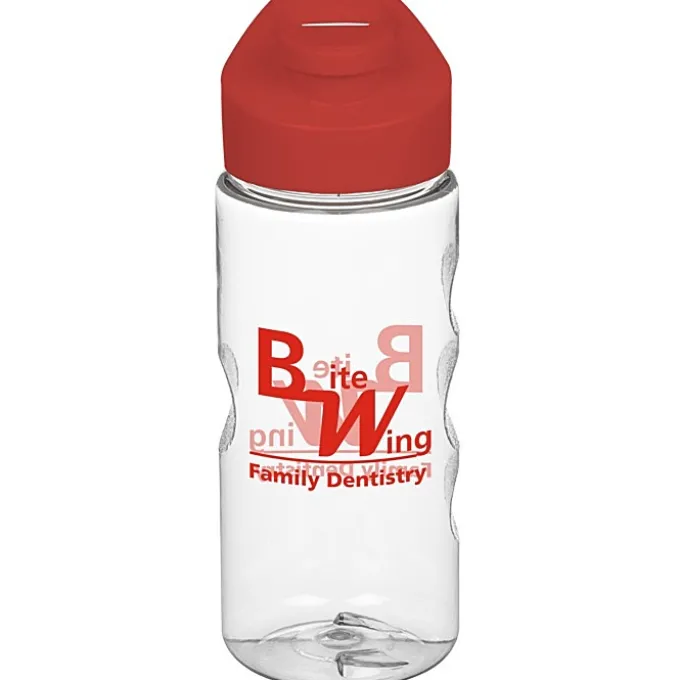 Clear Impact Mini Mountain Bottle with Flip Carry Lid - 22 oz