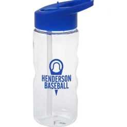 Clear Impact Mini Mountain Bottle with Flip Straw Lid - 22 oz