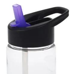 Clear Impact Mini Mountain Bottle with Two-Tone Flip Straw Lid - 22 oz