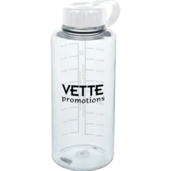 Clear Impact Mountain Bottle with Tethered Lid - 36 oz