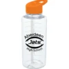 Clear Impact Mountain Bottle with Flip Straw Lid - 36 oz
