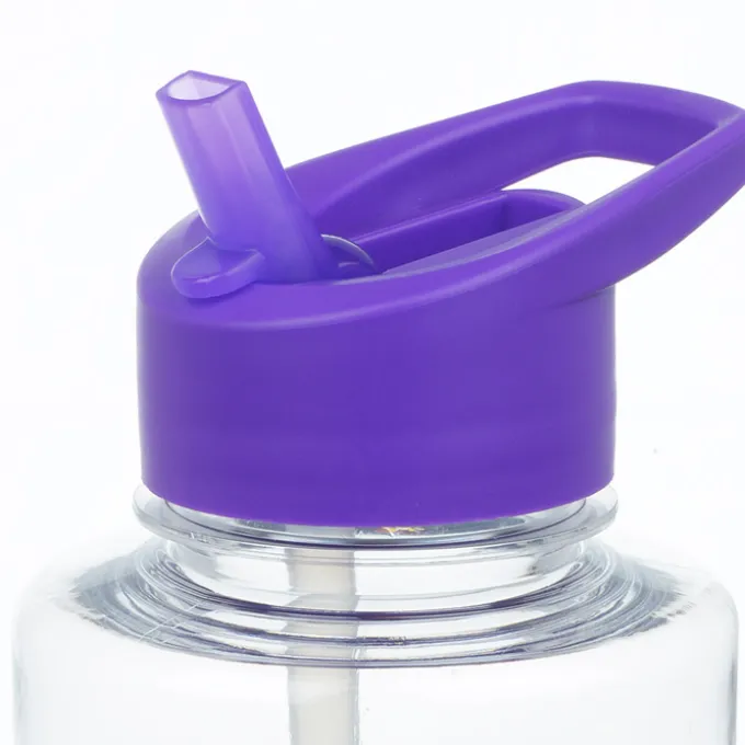 Clear Impact Mountain Bottle with Flip Straw Lid - 36 oz
