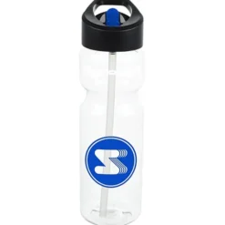 Clear Impact Olympian Bottle with Two-Tone Flip Straw Lid - 28 oz