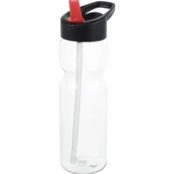 Clear Impact Olympian Bottle with Two-Tone Flip Straw Lid - 28 oz