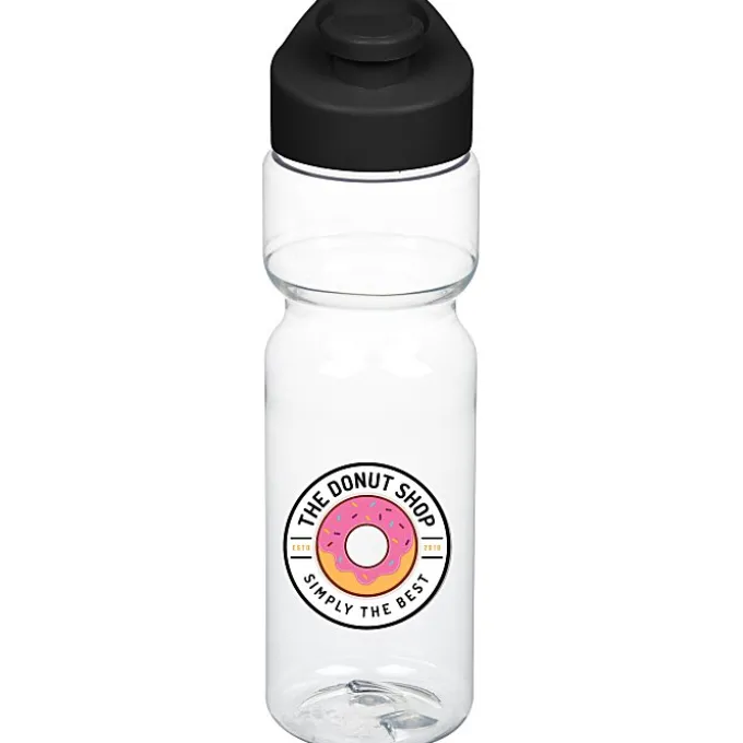 Clear Impact Olympian Bottle with Flip Carry Lid - 28 oz - Full Color