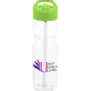 Clear Impact Olympian Bottle with Flip Straw Lid - 28 oz - Full Color