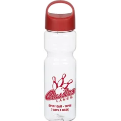 Clear Impact Olympian Bottle with Oval Crest Lid - 28 oz