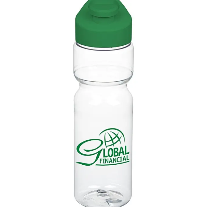 Clear Impact Olympian Bottle with Flip Carry Lid - 28 oz