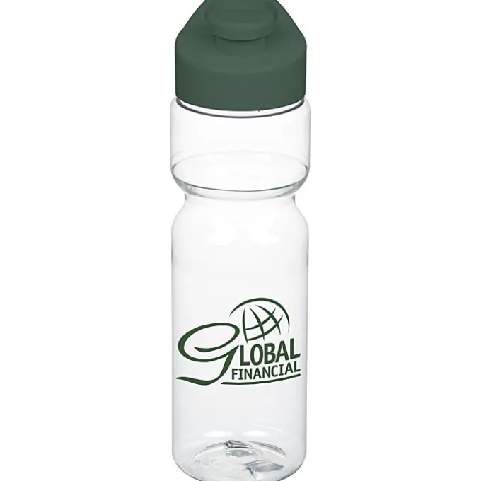 Clear Impact Olympian Bottle with Flip Carry Lid - 28 oz