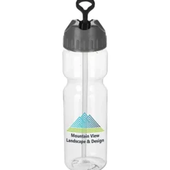 Clear Impact Olympian Bottle with Sport Lid - 28 oz - Full Color