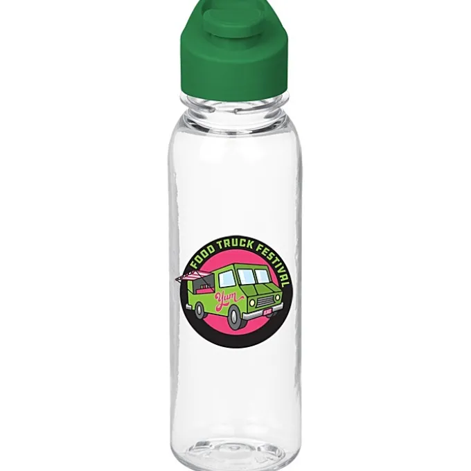 Clear Impact Outdoor Bottle with Flip Carry Lid - 24 oz - Full Color
