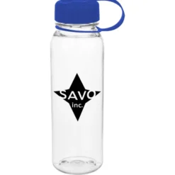 Clear Impact Outdoor Bottle with Tethered Lid - 24 oz