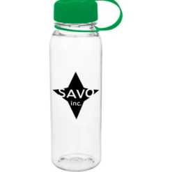 Clear Impact Outdoor Bottle with Tethered Lid - 24 oz