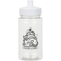 Clear Impact Ring Water Bottle - 16 oz
